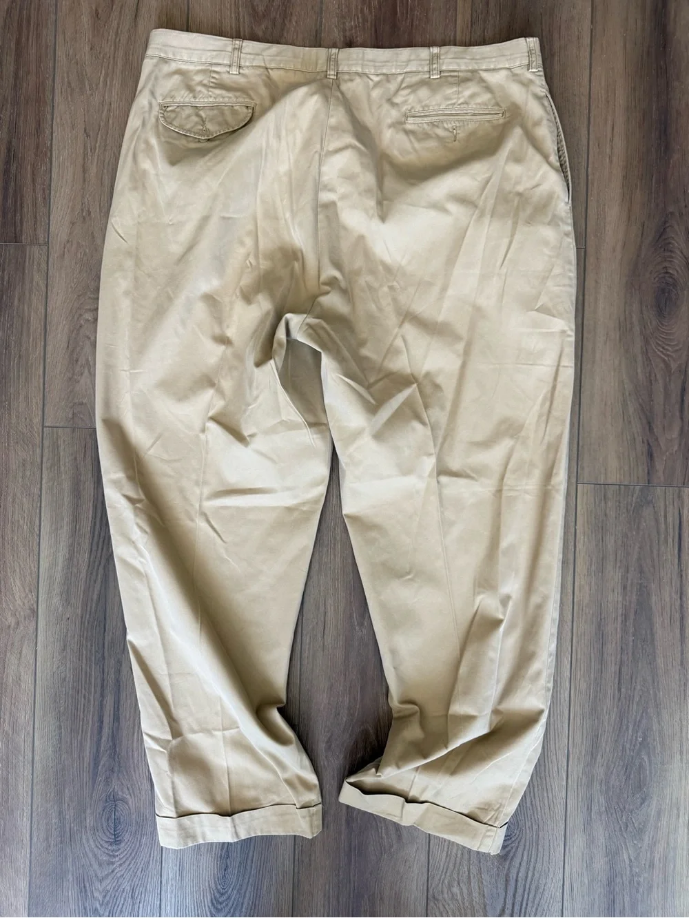 Vintage Polo Ralph Lauren Andrew Pant Double Pleated Men's Sz. 42x30 Chino Pants